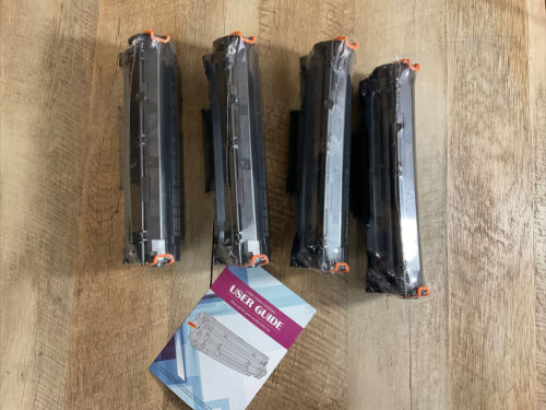 LxTek Compatible Toner Cartridge Replacement for CE285A 4 Pack Black (6922801414327)